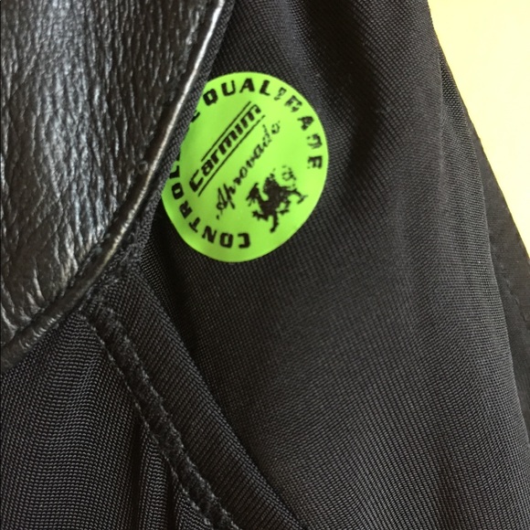 Carmim Osklen size M/L prom dress Brazil designer sexy maxi dress leather trim - Picture 9 of 13